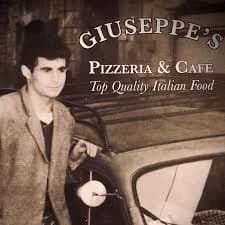 Vintage Giuseppe's Pizzeria & Café emblem, established 1978